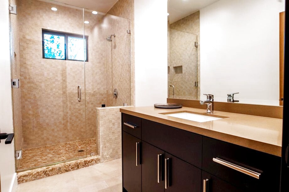 Tiled bathroom